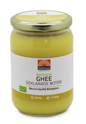 Mattisson Ghee geklaarde boter bio Mattisson Ghee geklaarde boter bio