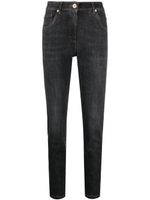 Brunello Cucinelli jean skinny à taille haute - Gris