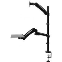 Neomounts FPMA-D500KEYB 27 Clamp Zwart flat panel bureau steun - thumbnail