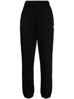 CHOCOOLATE pantalon de jogging en coton à patch logo - Noir - thumbnail