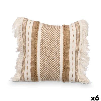 Kussen Gift Decor Bruin Natuurlijk 45 x 16 x 45 cm (6 Stuks)
