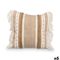 Kussen Gift Decor Bruin Natuurlijk 45 x 16 x 45 cm (6 Stuks)