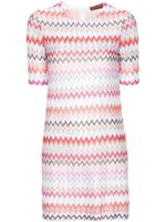 Missoni robe courte à motif zigzag - Blanc - thumbnail