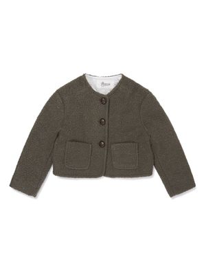 Bonpoint veste Tabitha en laine texturée - Tons neutres