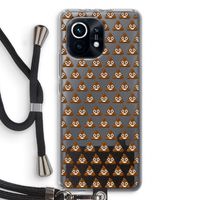 Poop emoji: Xiaomi Mi 11 Transparant Hoesje met koord