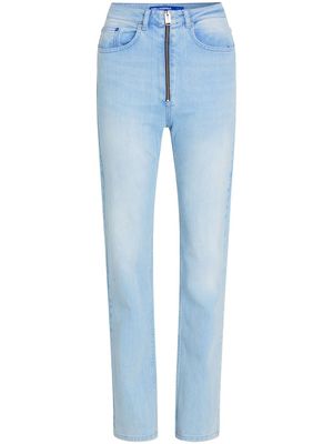 Karl Lagerfeld Jeans jean slim à taille haute - Bleu