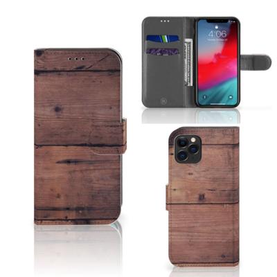 Apple iPhone 11 Pro | Book Style Case | Old Wood
