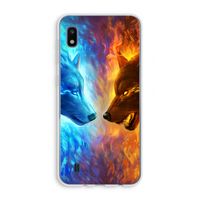 Fire & Ice: Samsung Galaxy A10 Transparant Hoesje