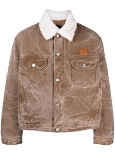 Acne Studios doudoune en jean - Marron