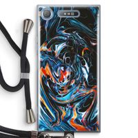 Black Unicorn: Sony Xperia XZ1 Transparant Hoesje met koord