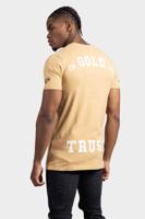 In Gold We Trust The Pusha T-Shirt Heren Beige - Maat S - Kleur: Beige | Soccerfanshop