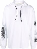 1017 ALYX 9SM hoodie à lien de resserrage - Blanc