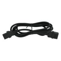 Huismerk Iec320-c13 naar c14 stroomverlengkabel 2 meter - zwart Huismerk Iec320-c13 naar c14 stroomverlengkabel 2 meter - zwart