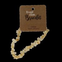 Steengoed Splitarmband citrien 1 Stuks