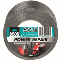 Bison Power Repair Grijs | Rol | 50 m - 6311859