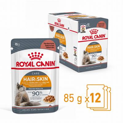 ROYAL CANIN Hair & Skin Care - nat kattenvoer - 12x85g