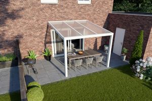 Tijdelijk 15% korting | Verasol Greenline aluminium veranda 300x250 cm polycarbonaatdak Aluminium Verasol