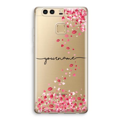 Hartjes en kusjes: Huawei P9 Transparant Hoesje
