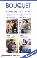 Bouquet e-bundel nummers 4105 - 4108 - Carol Marinelli, Caitlin Crews, Kate Hewitt, Annie West - ebook