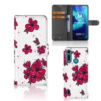 Motorola G8 Power Lite Hoesje Blossom Red