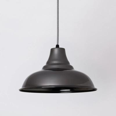 Raul Gunmetal lampenkap 27cm hanglamp fabriekslamp