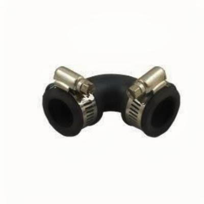 Air Aqua Flexibele Rubber Bocht 90° 25mm - Weerbestendig en Makkelijk te Monteren