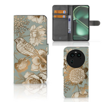 Hoesje voor OPPO Find X6 Vintage Bird Flowers