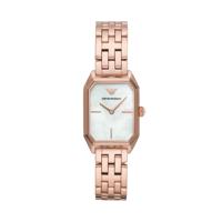 Emporio Armani Giola quartz wit parelmoer wijzerplaat dameshorloge AR11147