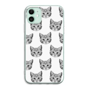 Kitten: iPhone 11 Transparant Hoesje