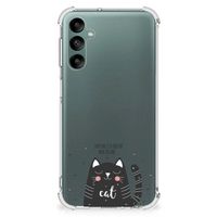 Samsung Galaxy A24 Stevig Bumper Hoesje Cat Good Day - thumbnail