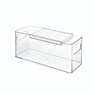 iDesign - Haaraccessoires Opbergbox, 25 x 10 x 10 cm, Kunststof, Trans