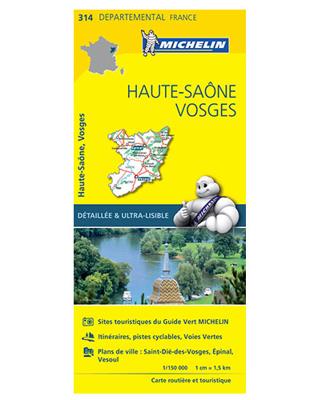 Wegenkaart - landkaart 314 Haute Saone - Vosges | Michelin Wegenkaart - landkaart 314 Haute Saone - Vosges | Michelin