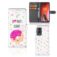 OnePlus Nord 2 5G Book Cover Donut Roze