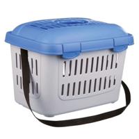TRIXIE Transportbox - Midi-Capri 44 × 33 × 32 cm - Opening aan de voorkant - Ventilatiegleuven - Handgreep - Maximaal gewicht 11 Kg