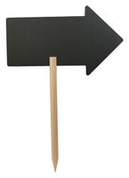 Krijtbord Securit pijl 44x27cm met houten pin - thumbnail