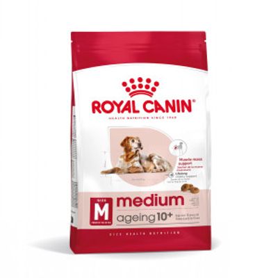 Royal Canin Medium Ageing 10+ hondenvoer 2 x 15 kg + gratis 2x Digestion Chews - 160 gr