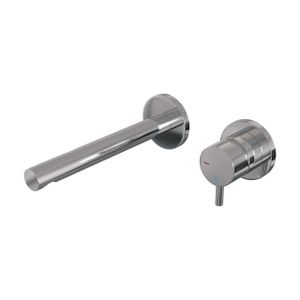 Brauer Chrome Edition Wastafelmengkraan inbouw - rechte uitloop links - hendel kort smal - model B 1 - chroom 5-CE-004-S5-65