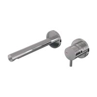 Brauer Chrome Edition Wastafelmengkraan inbouw - rechte uitloop links - hendel kort smal - model B 1 - chroom 5-CE-004-S5-65