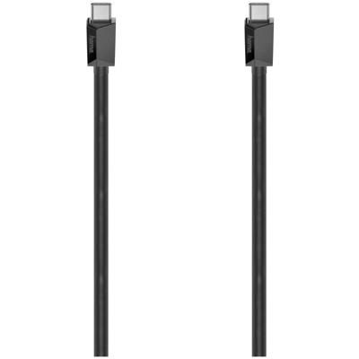 Hama USB-C-kabel Full-Featured, E-Marker, USB 3.2 Gen1, 5 Gbit/s, 0,75 m Kabel Zwart