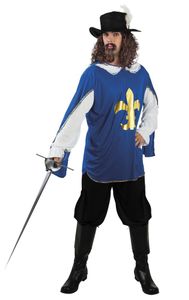 Musketierspak man blauw