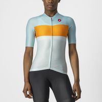 Castelli Aero Pro W fietsshirt korte mouw blauw dames L