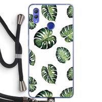 Tropische bladeren: Honor Note 10 Transparant Hoesje met koord