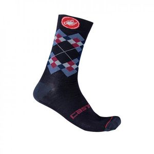 Castelli Rombo 18 fietsokken blauw heren S-M