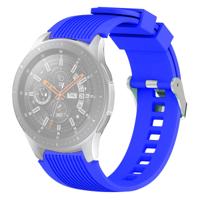 Verticale Nerf polsband horlogeband voor Galaxy Watch 46mm (Sapphire Blue)