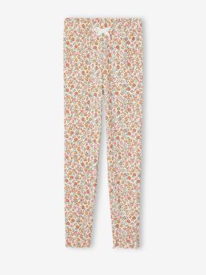 Meisjeslegging van ribtricot roze (poederkleur)