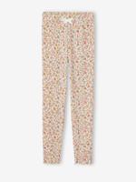 Meisjeslegging van ribtricot roze (poederkleur)
