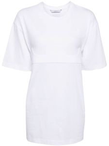 pushBUTTON chemise à taille ceinturée - Blanc