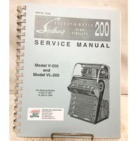 Service Manual - Seeburg Jukebox Model V-200 & VL-200 - thumbnail