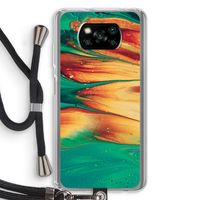 Green Inferno: Xiaomi Poco X3 NFC Transparant Hoesje met koord