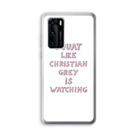 Christian Grey: Huawei P40 Transparant Hoesje